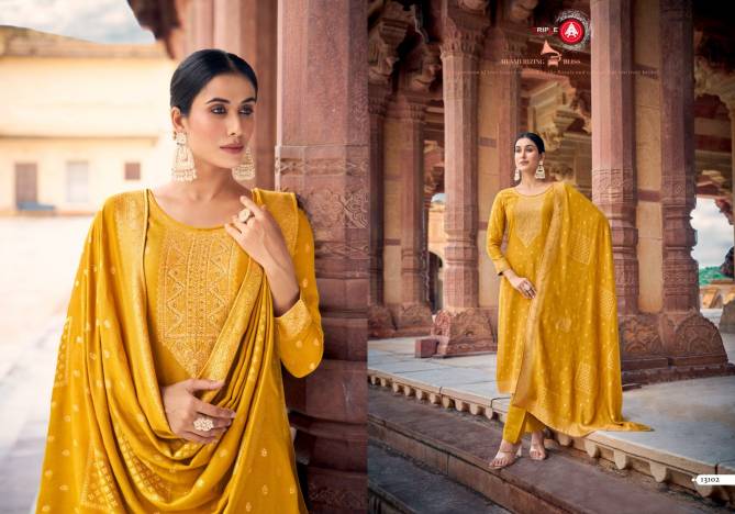 Seeshmahal By Triple Aaa Viscose Pashmina Dress Material Suppliers In India